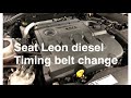 Seat, VW, Skoda 1.6 Tdi timing belt change. Cffb cambelt change. Step-by-step guide.