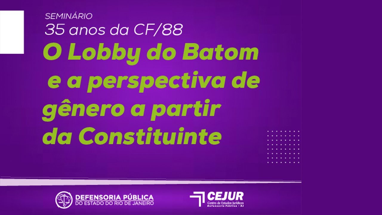 Seminário 35 Anos Da Cf 88 Youtube