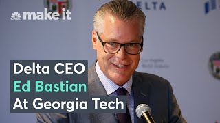 Delta CEO Ed Bastian delivers commencement address at Georgia Tech — 5/8/21