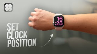 How to Set Clock Position on Apple Watch (tutorial)