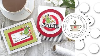 Spellbinders | Fluted Classics Collection | 2 DIY Encouragement Cards