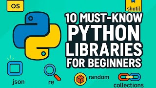 🚀 10 Must-Know Python Libraries Every Beginner Should Learn! 🐍