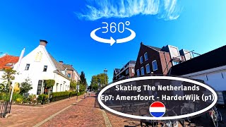 Inline Skating Travel: The Netherlands In #360 VR (Ep7) - Amersfoort To Harderwijk p1