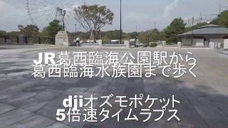 JR葛西臨海公園駅から葛西臨海公園水族園まで歩く