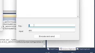 Client Chat Server App using C# Programming language(Security Project demo)