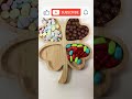 Most Satisfying Compilations | Filling Platter With Sweets | ASMR #shorts