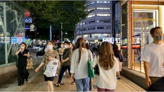 【4K】Tokyo Evening Walk - Omote-sando, 2020