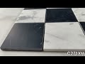 marble online carrara white nero marquina black marble 3x3 checkerboard mosaic tile honed