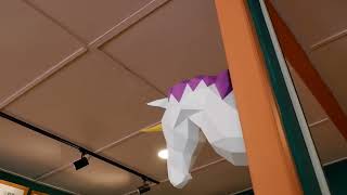 Embrace Whimsy with Papercraft World 3D Papercraft Wall Art DIY Kits – Unicorn Head