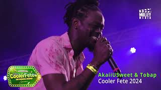 AkaiiUsweet \u0026 Tobap live at Cooler Fete 2024 performing \