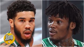 Jayson Tatum dishes a ridiculous behind-the-back pass to Robert Williams | The Jump
