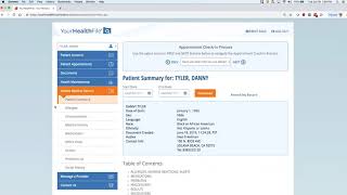 Patient Portal – How to Review Medical Records?