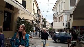 Walking in Athens 13 (Η Πλάκα τη Μεγάλη Παρασκευή/Plaka on Good Friday) (22-4-2022)