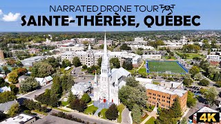 ⚜️ Sainte-Thérèse, Québec 🇨🇦 in Stunning 4K! 🏡 Aerial Views from the DJI Mini 4 Pro ✈️