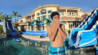 WE TURNED OUR BACKYARD INTO A WATER PARK!! *actually insane* | FaZe Rug