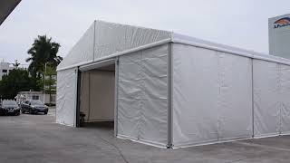 Heavy duty fast rolling up door  for industry warehouse tent strcuture