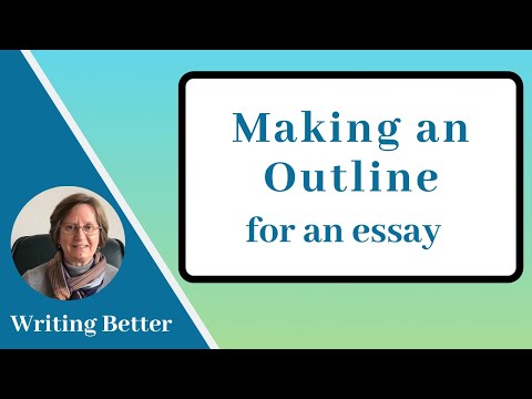 Is it important to produce an outline before writing the actual essay?