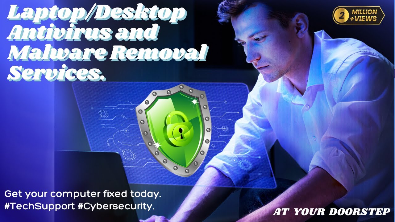 Say Goodbye To Malware Viruses Get Laptop Desktop Antivirus Removal