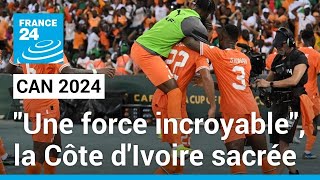 "Une force incroyable" : La Côte d'Ivoire remporte une 3e étoile • FRANCE 24