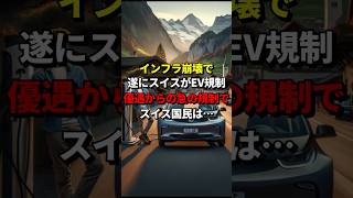 インフラ崩壊で遂にスイスがEV規制！優遇からの急の規制でスイス国民は…  #海外の反応 #EV #電気自動車 #tesla #BYD #トヨタ