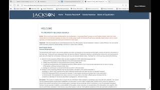 Jackson County Property Tax - Q&A