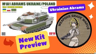 Preview: Ukraine/Poland limited edition RFM 1/35 M1A1 Abrams Ryefield models