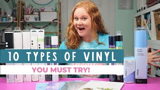 10 Types of Cricut Vinyl You Never Knew Existed!