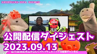 【2023.09.13 配信】公開配信の話題部分ダイジェスト ─ 鮫乃坂先生のなんやペラペラしゃべってる配信チャンネル のライブ配信【雑談】