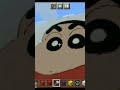 Epic pixel art of shinchan #minecraft #music #gaming #song