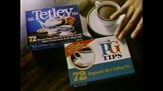 1986 Tetley Tea PG Tips Commercial