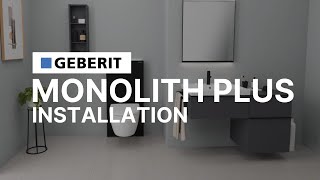 Geberit Monolith Plus Sanitary Module — Installation