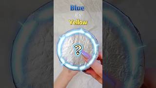 💙 Blue or Yellow? 💛 #satisfying #asmrvideo #oddlysatisfying #colors