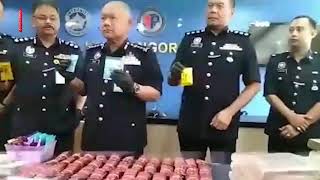 Selangor police bust two drug rings on Wednesday