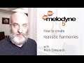 Melodyne: Creating harmonies from single vocal tracks