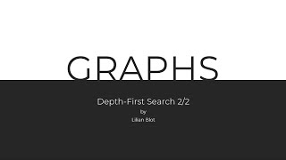 SOF1 Graphs: Depth-First Search traversal using an iterative implementation.