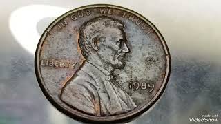 1989 lincoln penny Error that sold for Big money #penny#coins#penny#rarecoins#collections