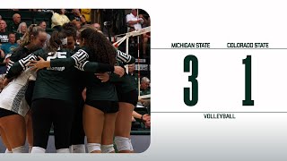 Michigan State Volleyball at Colorado State | Aug. 31, 2024