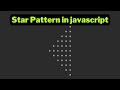 Left Pascal Star Pattern using for loop in javascript 2023 | Papa Developer