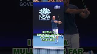 Should players NOT be allowed to re-toss the ball? 🤔🤔#9WWOS #UnitedCup #Tennis #shorts
