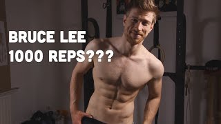 Bruce Lee Ab Challenge Review: I did 1000 reps of Abs exercises a day!