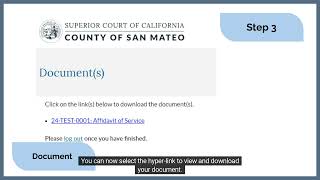 San Mateo County Court eService Access Guide