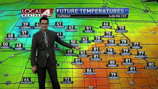 Midweek storms interrupt heat wave