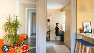 NEVER TOO SMALL: Spanish Couple’s Multifunctional Apartment, Seville 55sqm/592sq