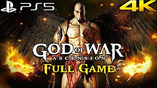 God of War Ascension (PS5) - Gameplay Walkthrough FULL GAME (4K 60FPS) No Commentary