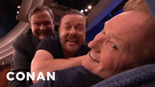 Ricky Gervais, Conan & Andy Make A Man-Wich | CONAN on TBS