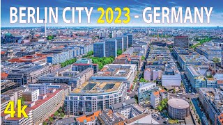 Berlin City , Germany 4K By Drone 2023