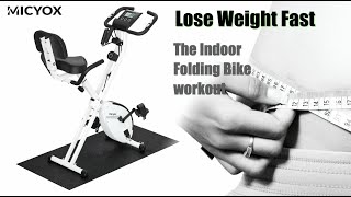 The Indoor Folding Bike workout | Lose Weight Fast | Without Losing Muscle!