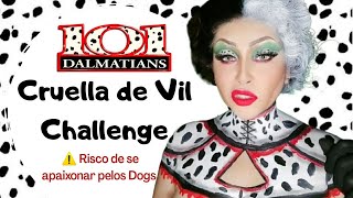 Cruella De Vil Challenge | Vilões Challenge | Melhores Challenge de Maquiagem