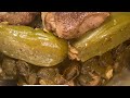 ٍStuffed Grape Leaves  _ورق العنب مع الكوسا وبطنجرة الضغط _كول واتهنى