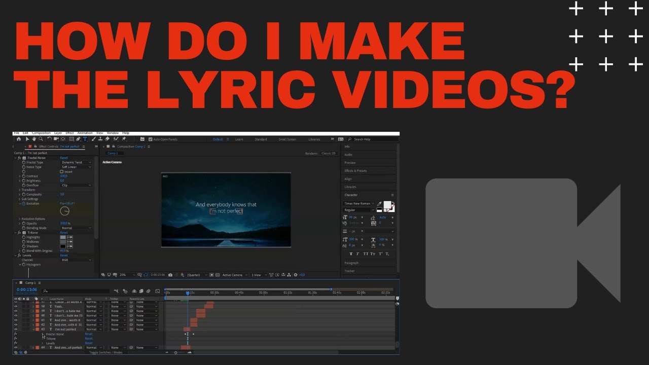 How Do I Make Lyric Videos?! That's How! - YouTube